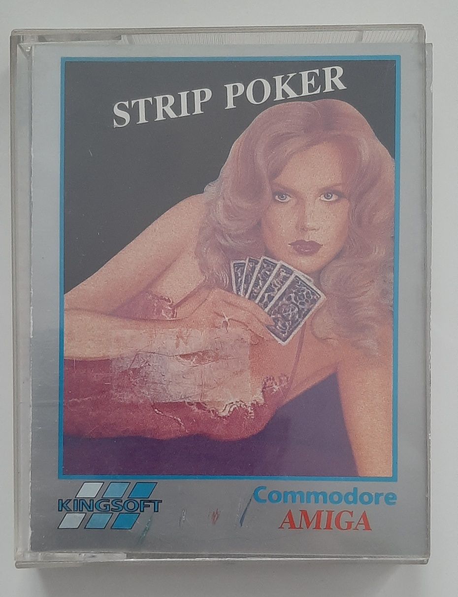 Strip Poker. Gra na Amiga Commodore.