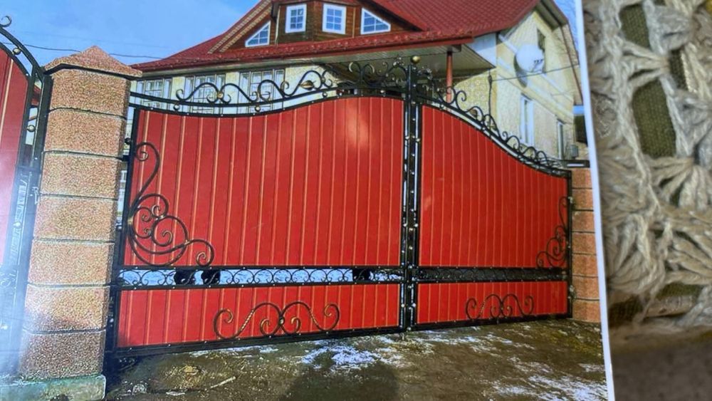 Ковані ворота,брами,піднавіси,огорожі,перила