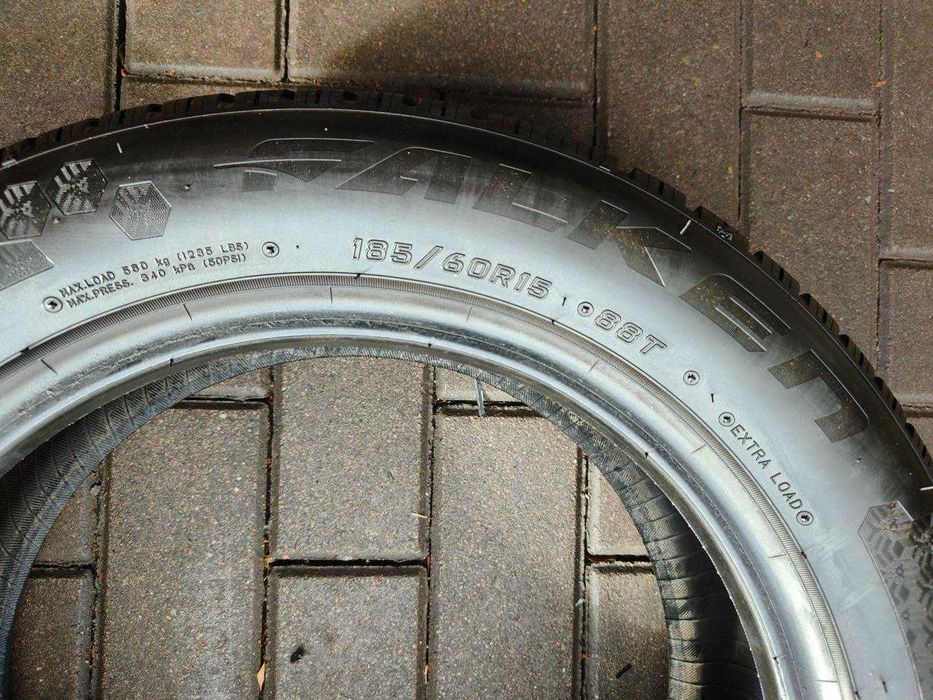 185/60 88T R15 FALKEN Eurowinter HS02 7mm 2022r Zimowe Opony 4szt
