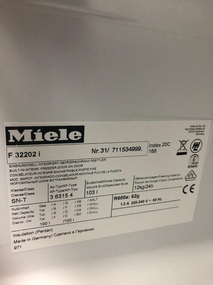 Zamrażarka Miele F32202 i