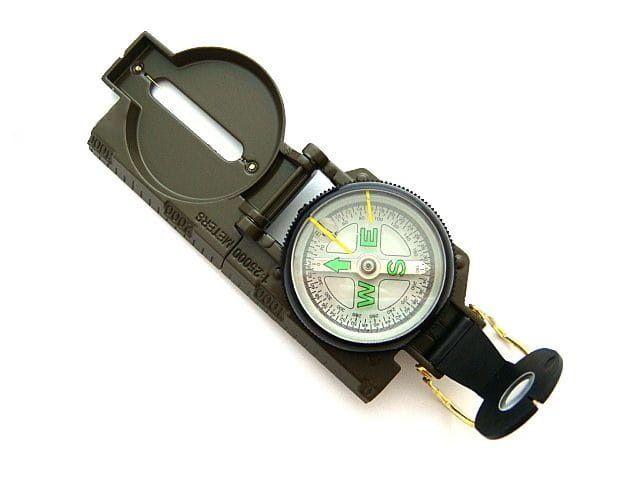 Profesjonalny Kompas Metalowy Us Army Busola Kp003