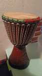 Djembe em madeira e pele
