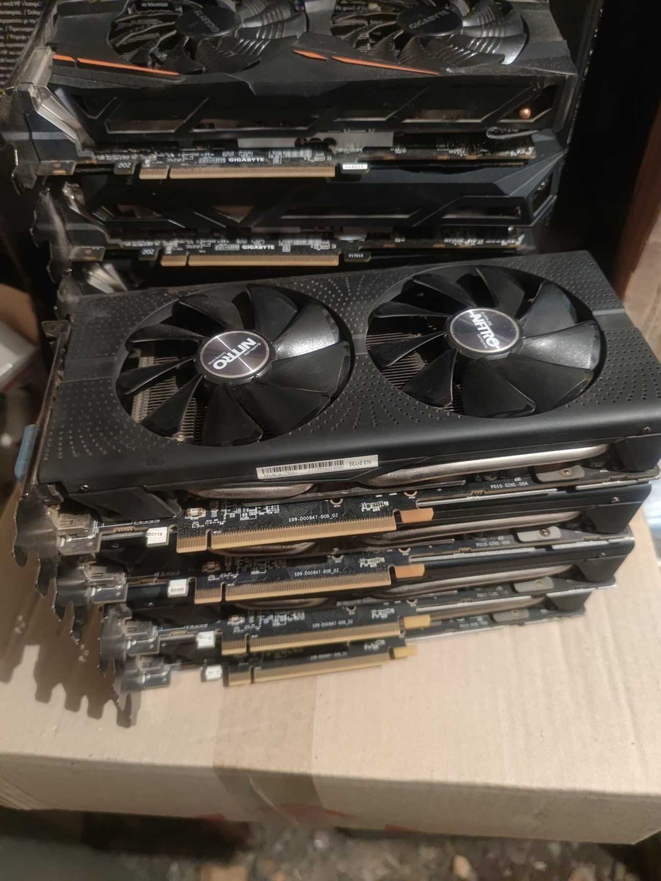 Продам видеокарты AMD Radeon RX 470, 480, 570, 580.