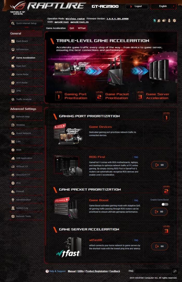 Роутер Asus ROG Rapture GT-AC2900 (Router Gaming)