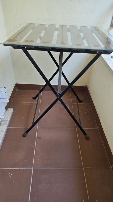 Mesa de exterior + Vidro