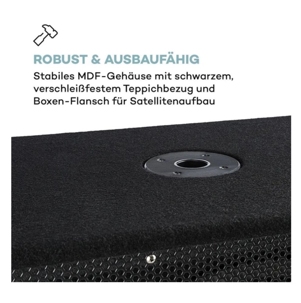 Auna Sub пасивний звуковий сабвуфер 600 Вт 15"" (38 см)