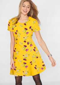 B.P.C sukienka żółta w kwiaty 36/38.