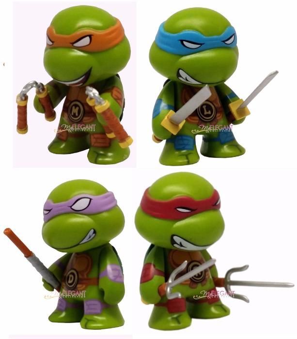 Teenage Mutant Ninja Turtles - 4 Figuras