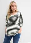 B.P.C bluza ciążowa i do karmienia bawełniana w paski 48/50.