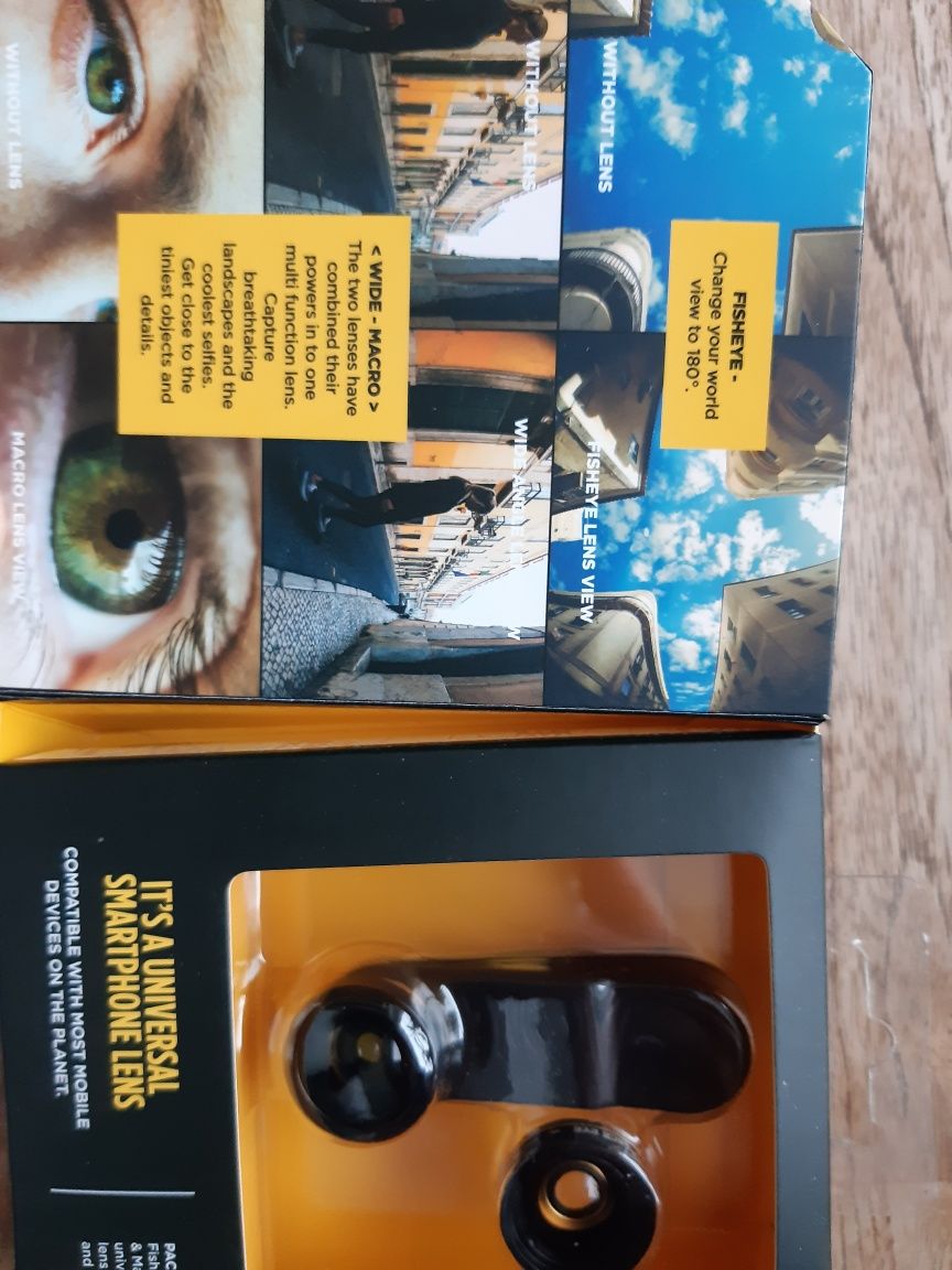Obiektyw do smartfona 3 in 1 BLACK EYE