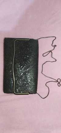 Винтажная дамская сумочка -клатч, 1980-х