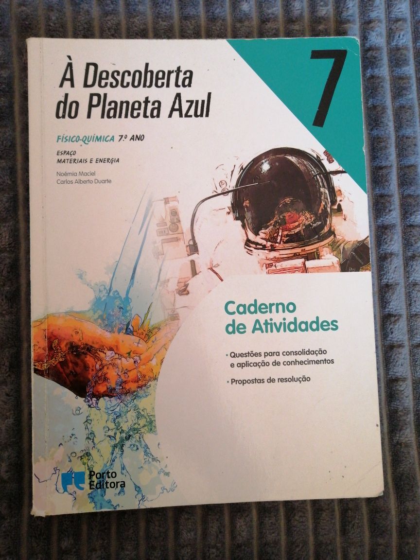 Cadernos de atividade - Físico-química 7°ano (A descoberta do planeta)