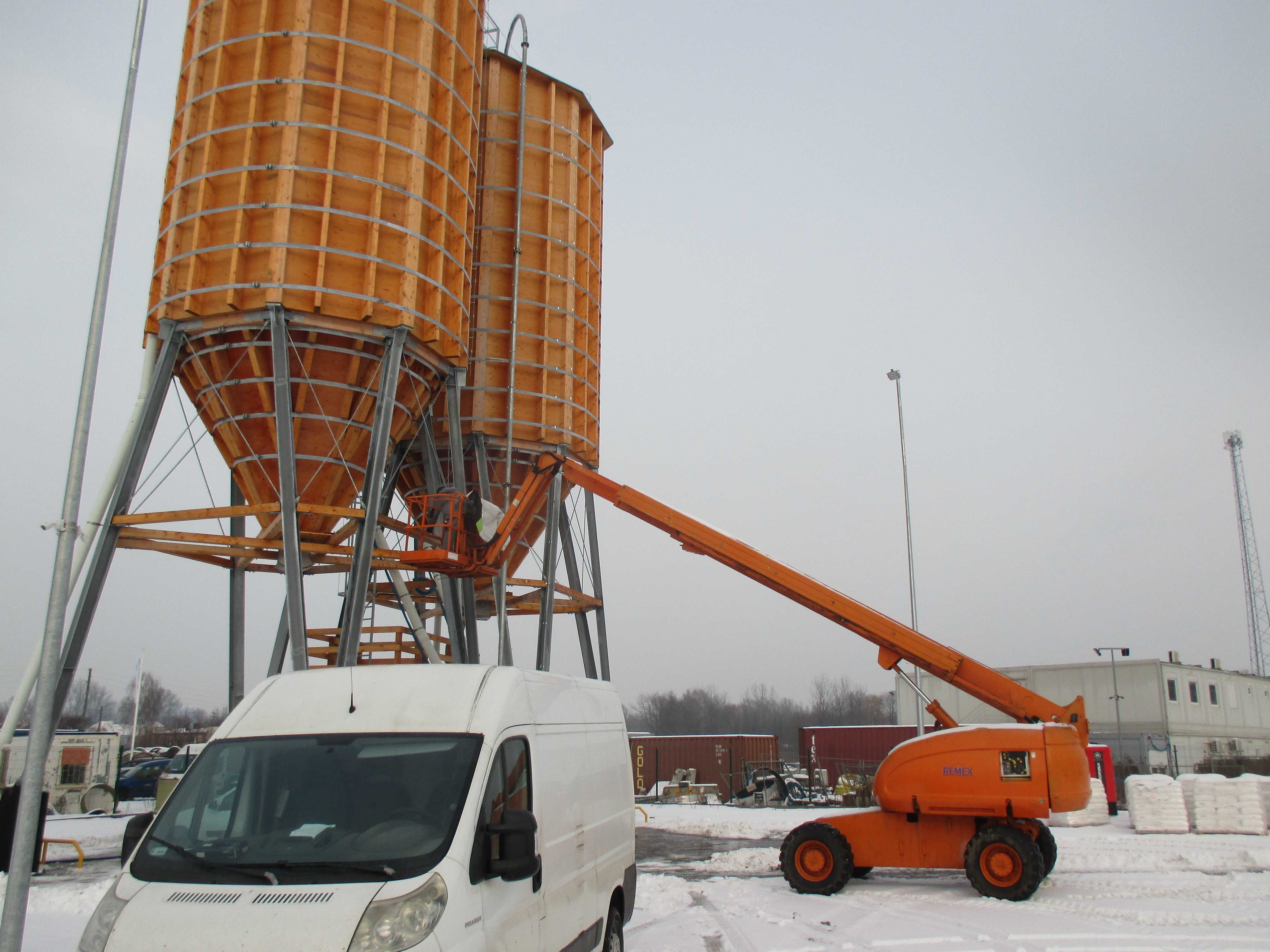 podnośnik koszowy teleskop zwyżka 23m. jlg genie haulotte wynajem