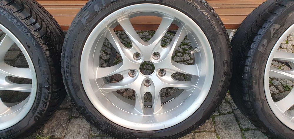 Koła Ronal 17"  Szeroki Rant  - ładne 225/45ZR17 BMW E46