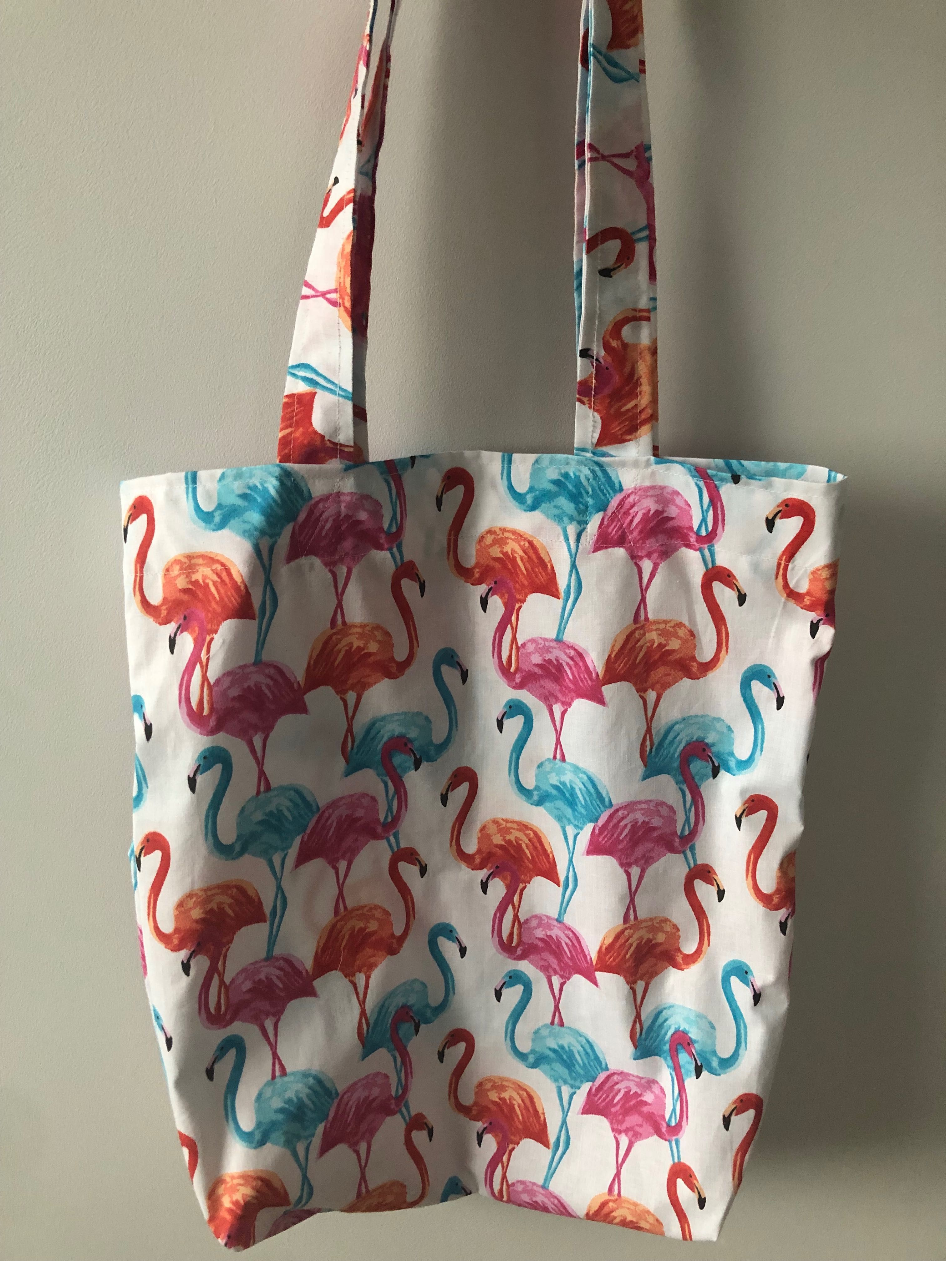 Torebka shopper bag flamingi