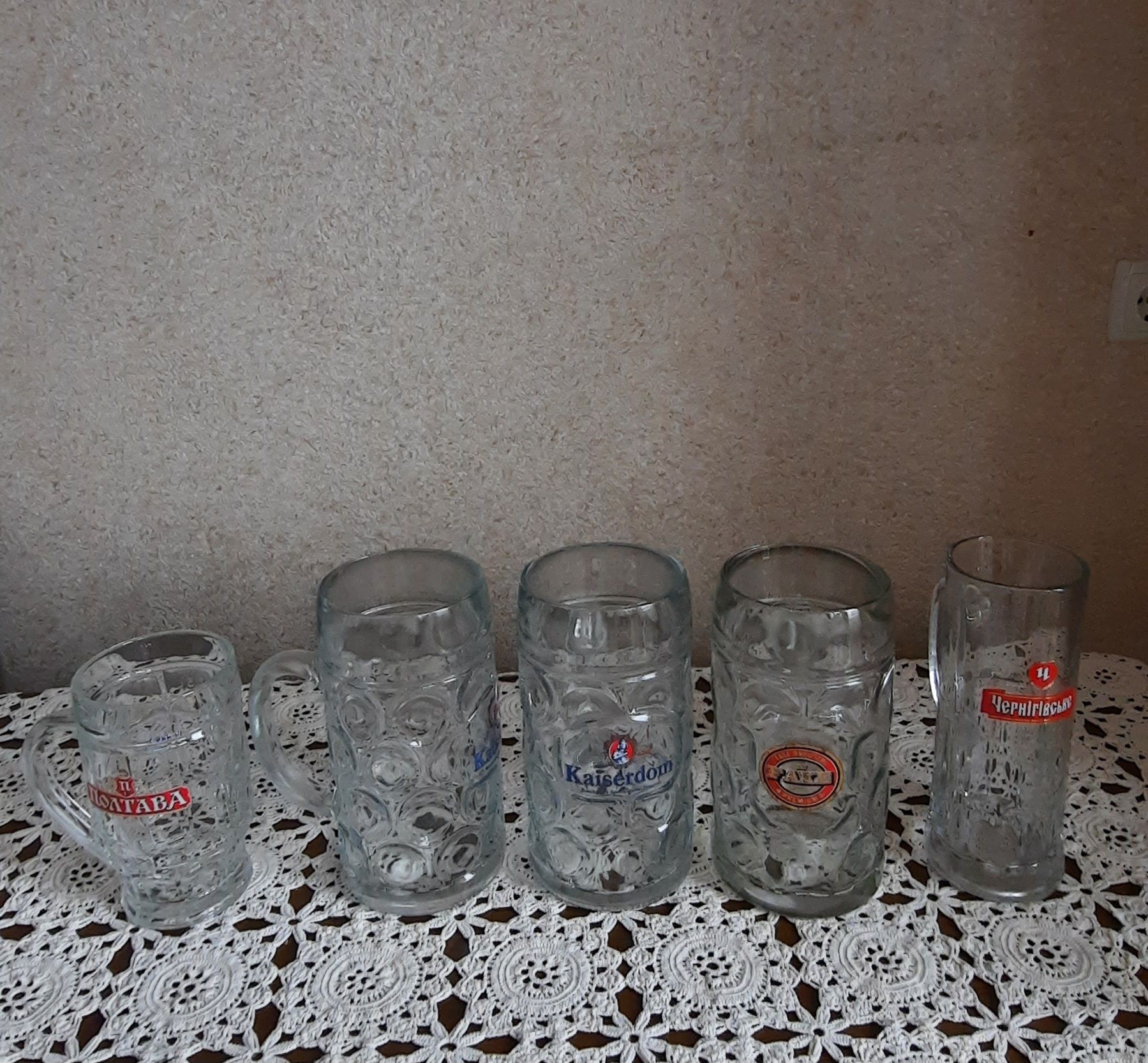 Пивний бокал, декілька