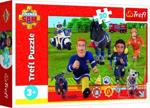 Puzzle Strażak Sam Gotowi Do Pomocy 30