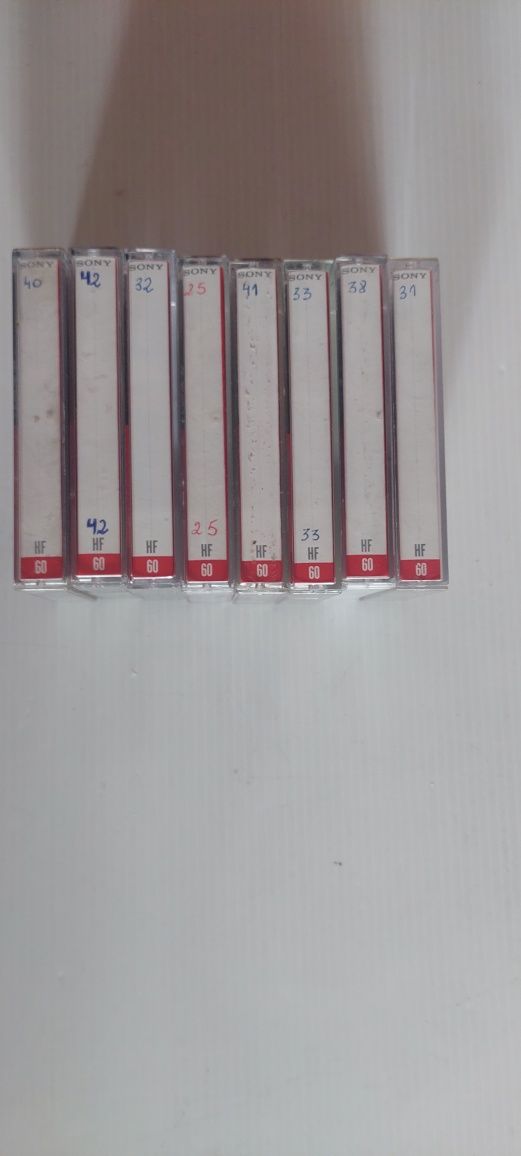 Kasety Sony HF 60 zestaw 8 sztuk