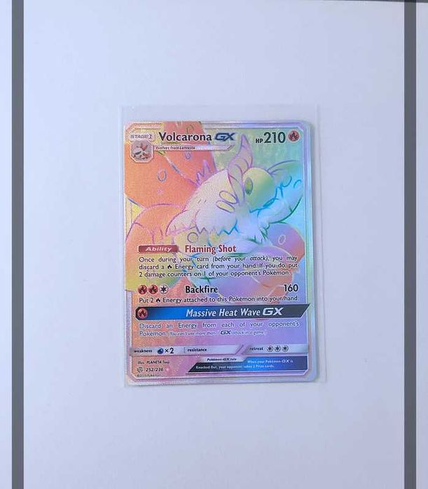 Volcarona Gx 252/236 CEC Pokemon ENG-NM