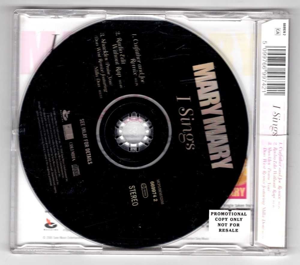 Mary Mary - I Sings (CD, Singiel)
