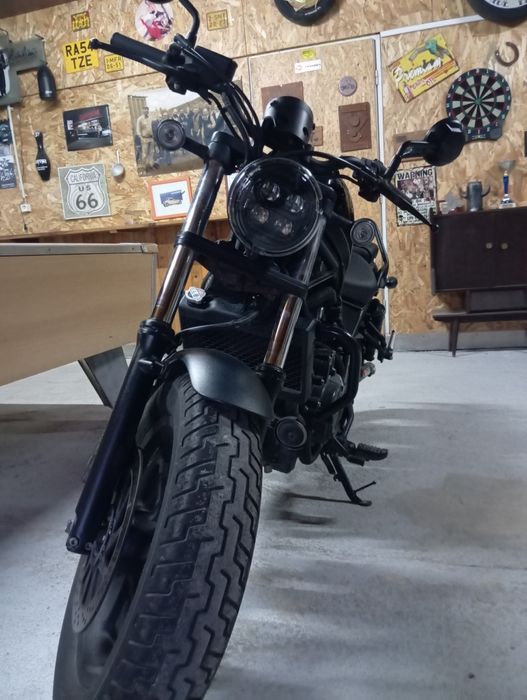 Honda rebel 500 poucos klm