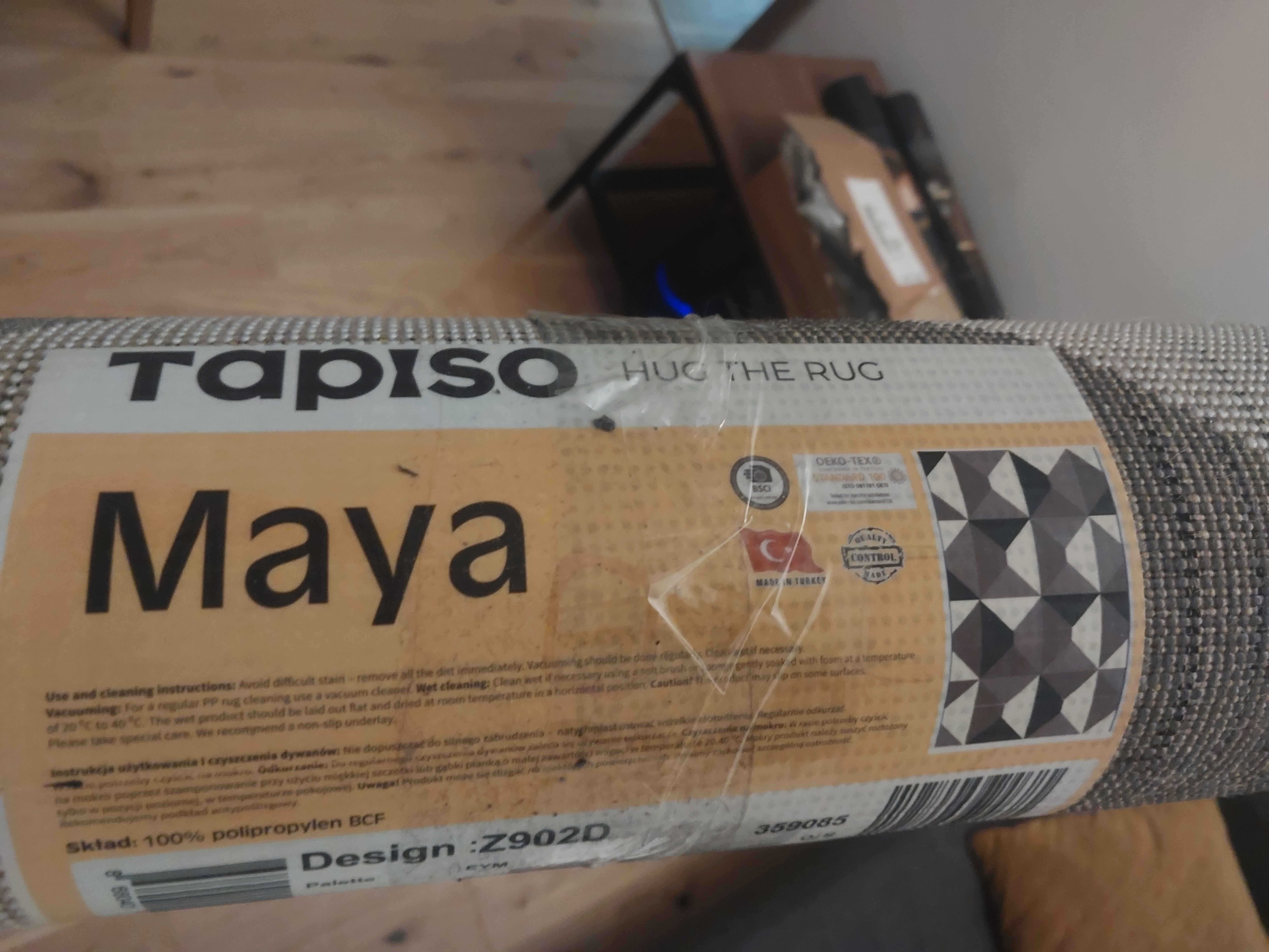 Dywan 140x200 cm Tapiso Maya, dark grey