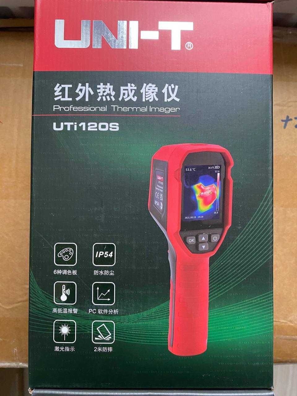 Профессиональный ИК тепловизор UNI-T UTi120S, IP54 LCD АКБ, карта 16ГБ