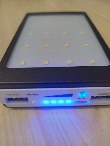 Корпус power bank 5x18650 рожевий