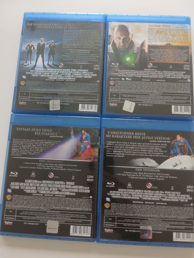 SUPERMAN, Richard Donner,Powrót,III, IV,Blu-ray, polska wersja językow