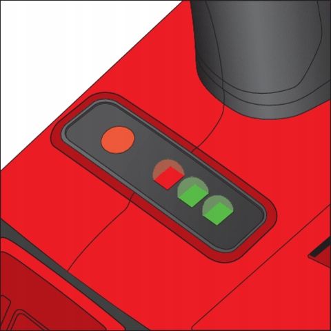 Klucz Udarowy Bezszczotkowy Aku 18v 3/4'' 1/2'' 2000nm Bez Akumulatora