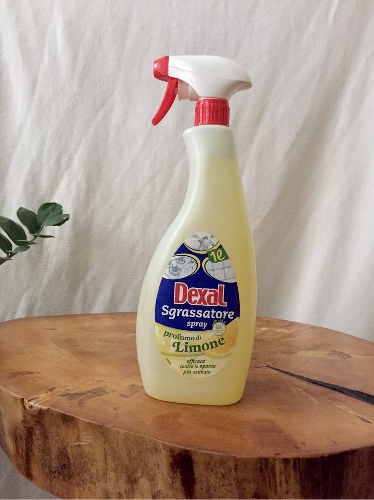 DEXAL SGRASSATORE odtłuszczacz/zmywacz SPRAY LEMON 1 litr