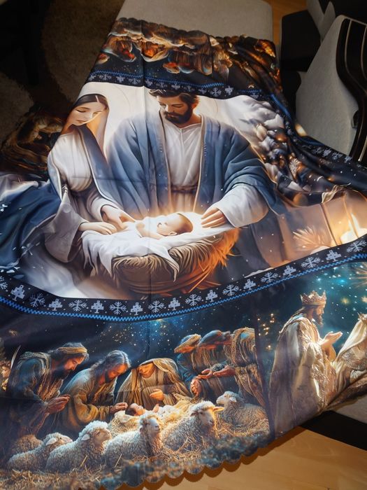 Obrus szopka śliczny