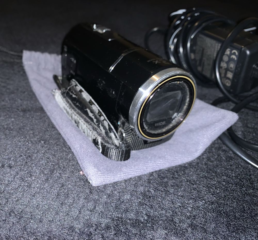 câmara handycam sony com projetor