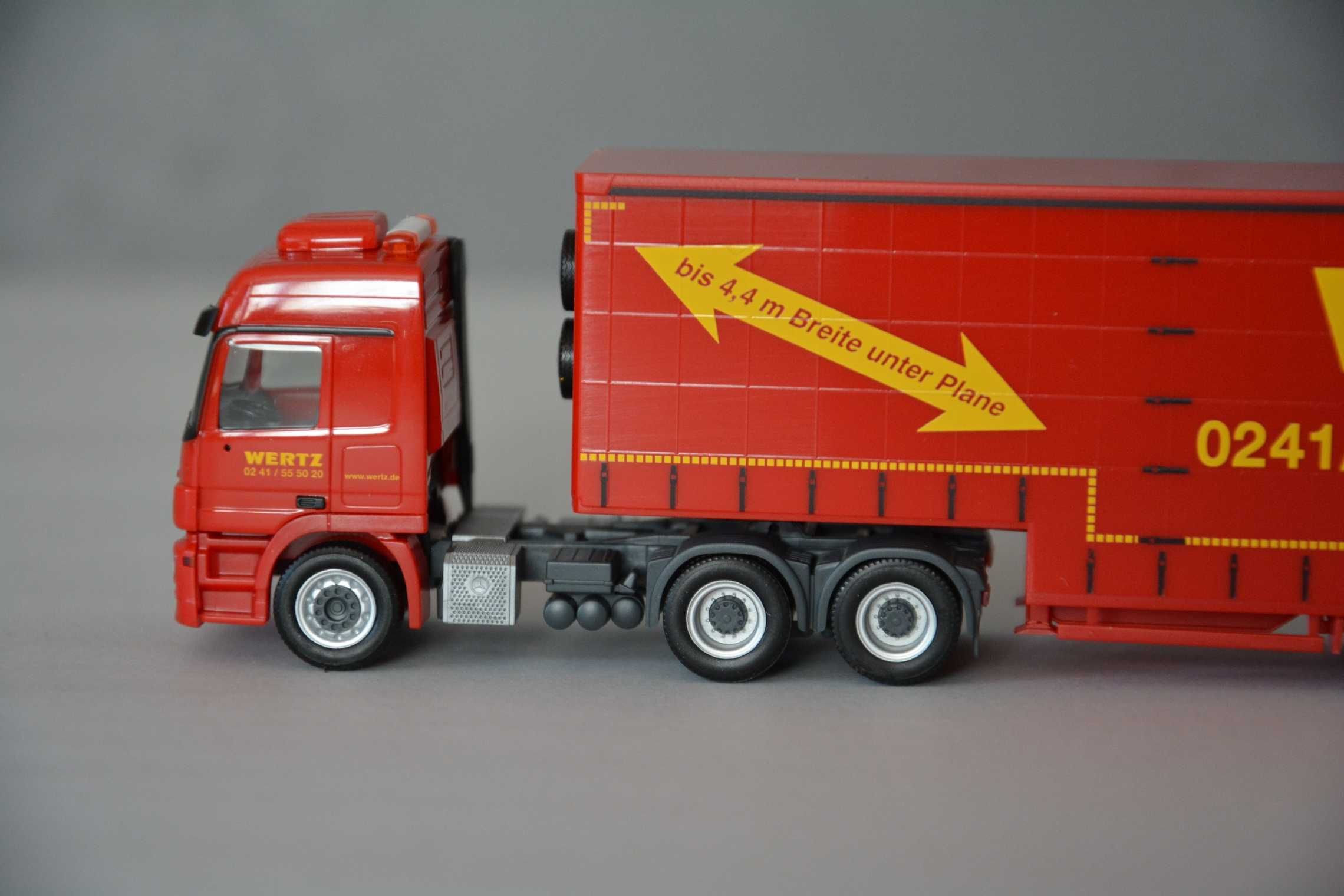 1:87 (H0) Herpa 909431 - Mercedes Actros L'08 (6x4) - Wertz