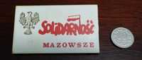 Stara odznaka Solidarność Mazowsze