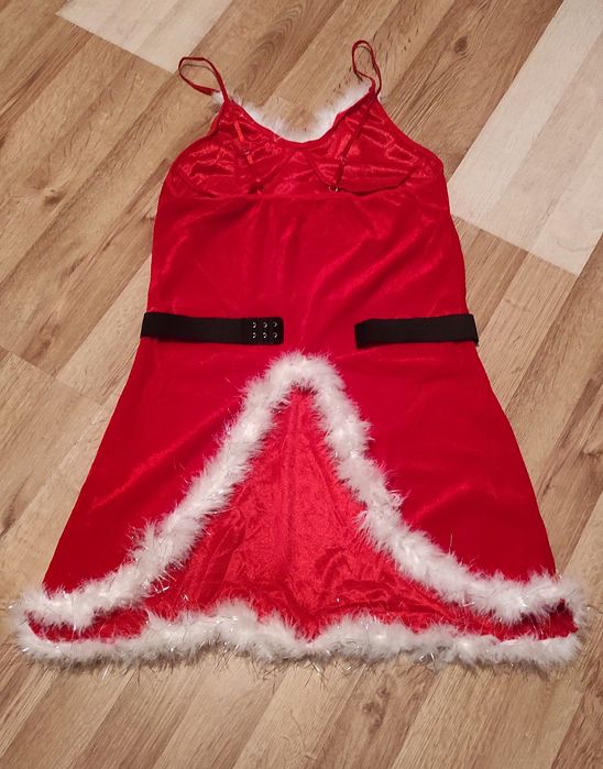 Еротичний костюм снігуроньки, новорічний костюм , святковий новорічний