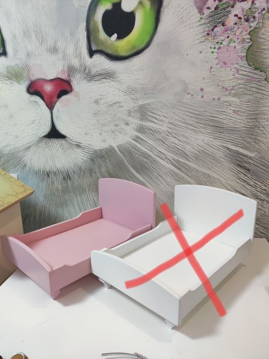 Ліжко для ляльки,або качечки Лалафан