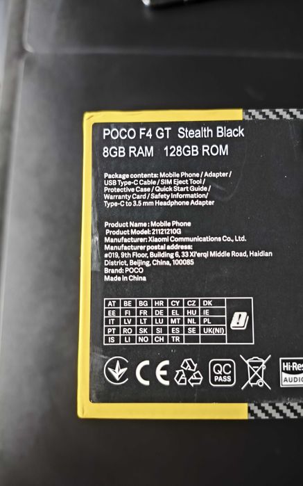 Poco F4 GT - Smartphone de alta gama