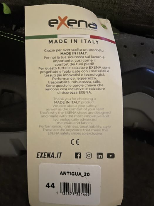 Ботінки , кросовки робочі. Exena . 44р