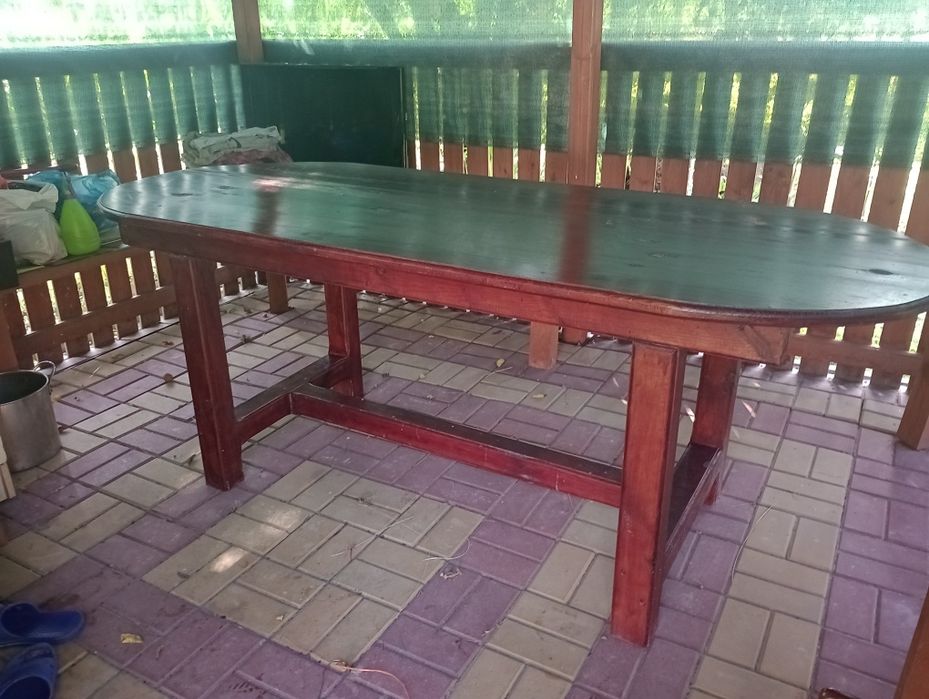 Długi stół do altanki/ na taras
