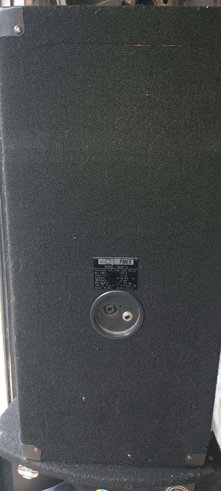 Kolumny estradowe 500W x2 + wzmacnuacz+ kable