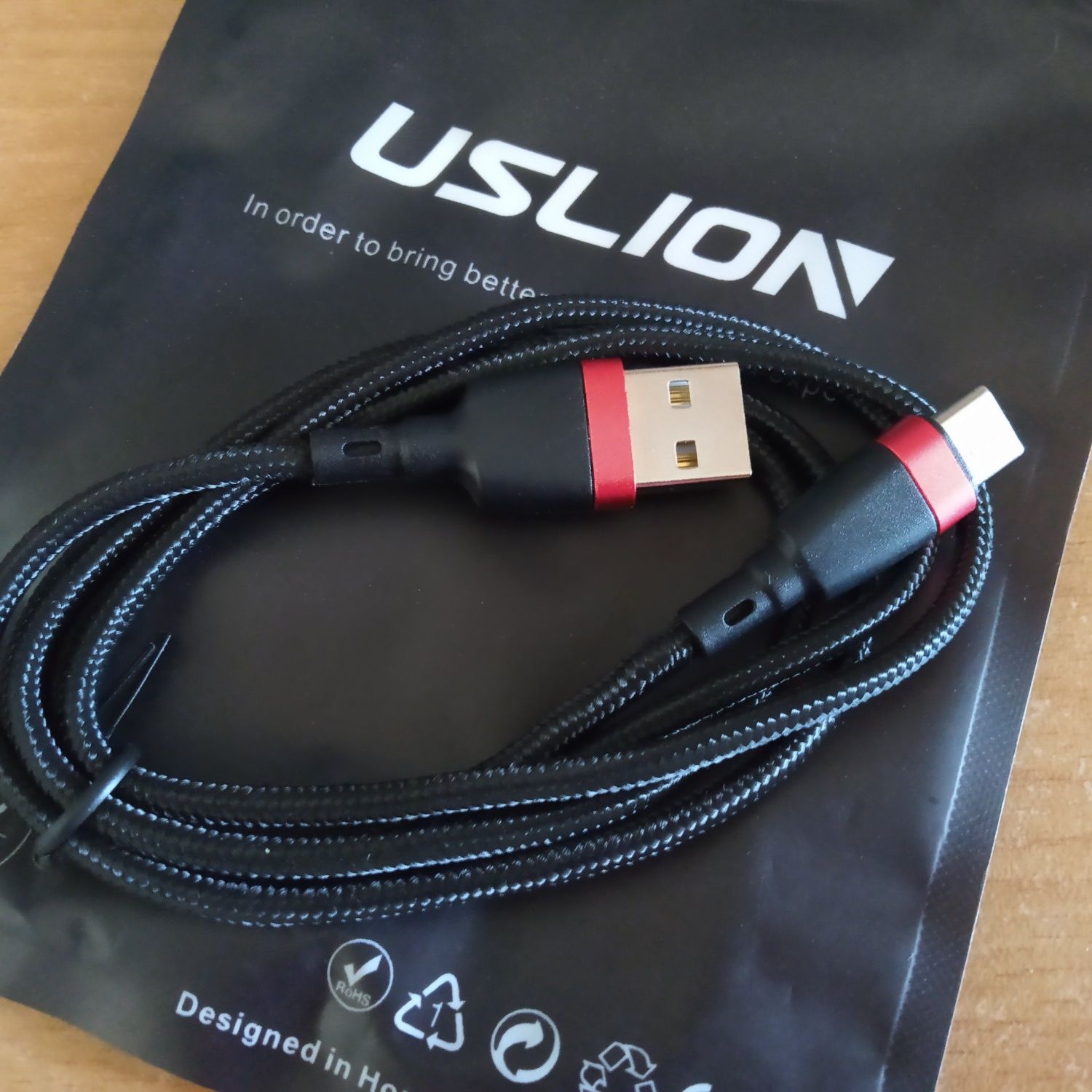 Быстрая зарядка Кабель USB Type-C 3А 1м.