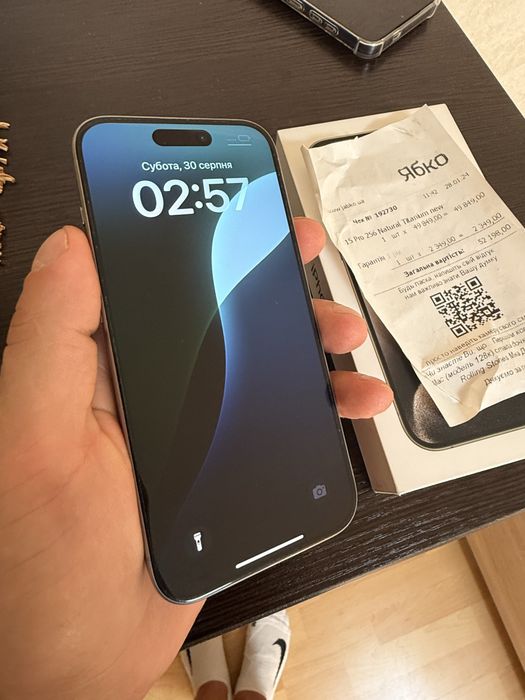 Iphone 15pro 256gb Natural titanium