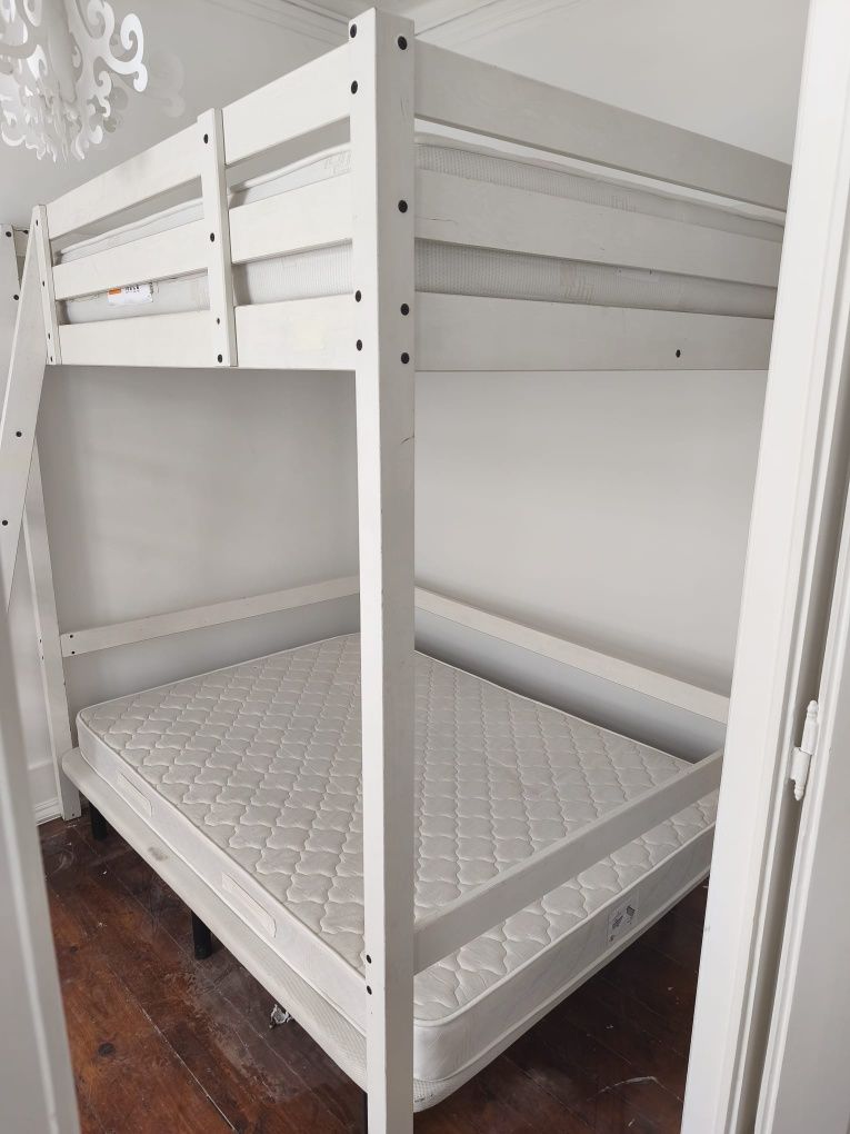 2x (Beliche de casal + 2 colchoes 140x200)