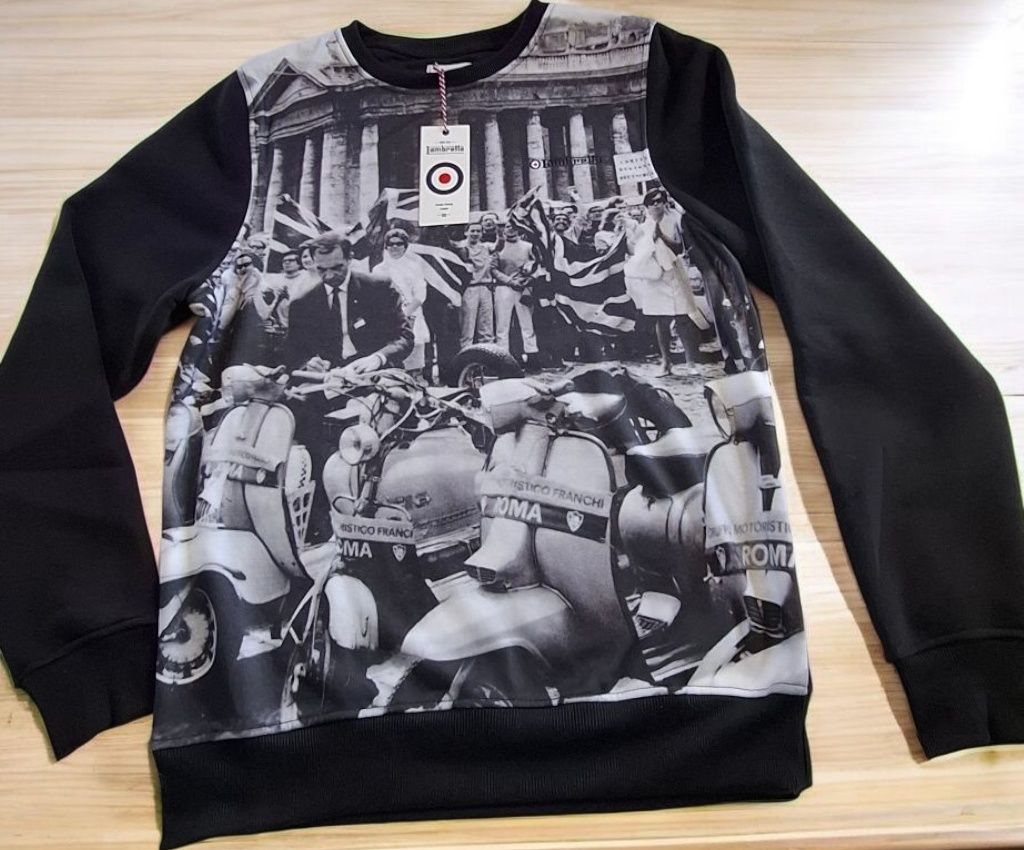 Nowa bluza męska rozmiar M Lambretta czarna