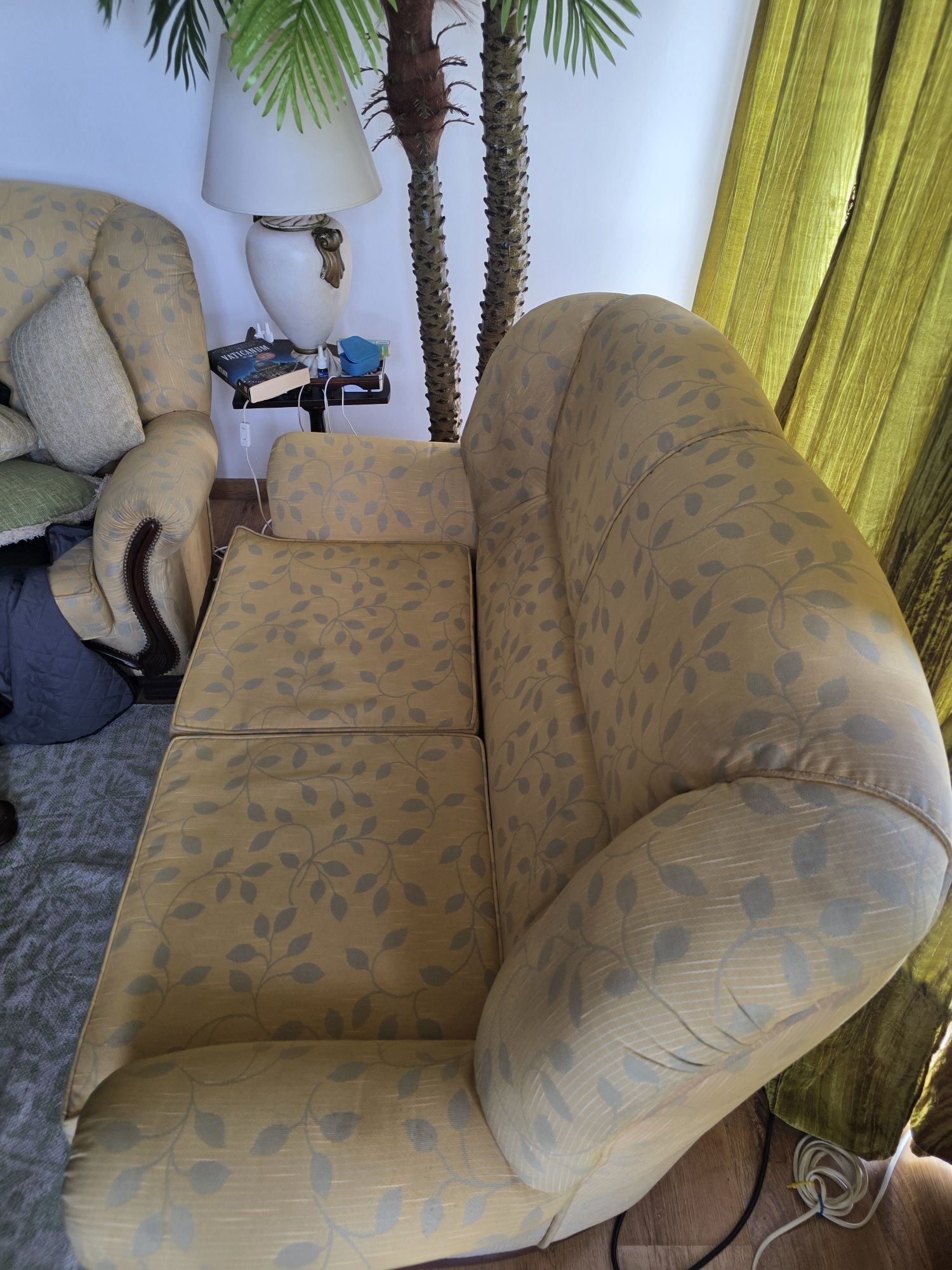 Conjunto de sofás 2 e 3 lugares em bom estado
