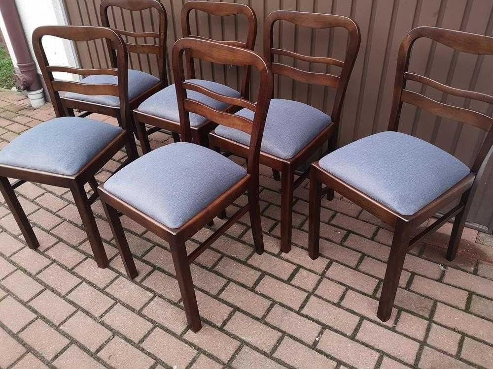 Krzesła ART-DECO Stare Antyk Komplet 6 Sztuk Po Renowacji Okazja.