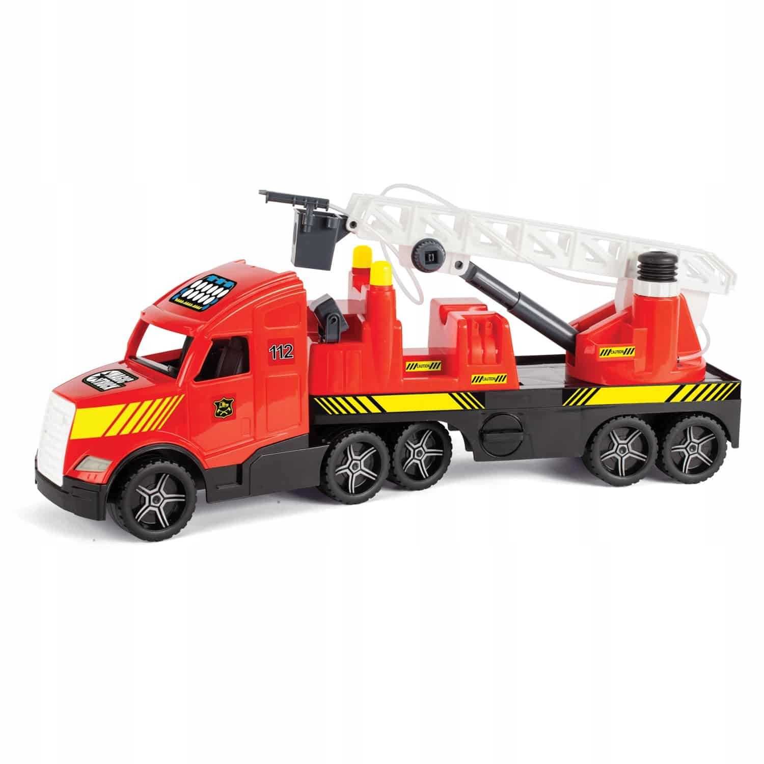 Mega Ciężarówka Straży Pożarnej Wader Magic Truck Action Tryska Wodą