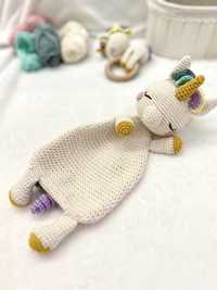 Naninha de bebé unicórnio crochet / amigurumi