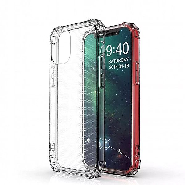 Etui Bezbarwne A- Shock + Szkło do iPhone 12 Mini